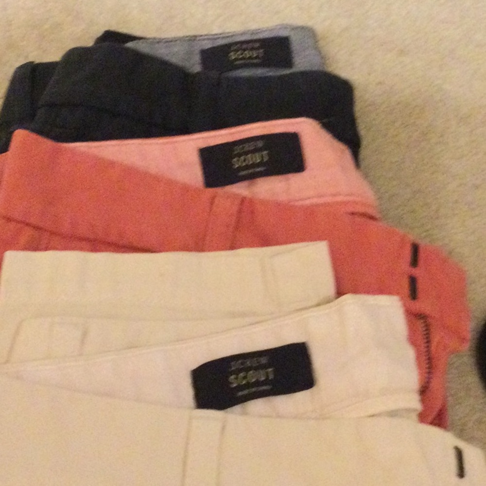 J Crew cropped Scout Chinos 3 pair - sold together